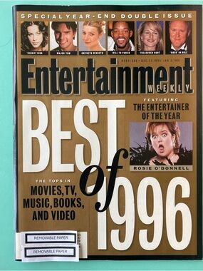 Entertainment Weekly Magazine ROSIE O'DONNELL Best of 96 December 27 1996 Label